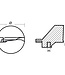 01103AL - Tecnoseal Aluminium Trim Tab Anode for Yamaha 90-200HP 6E5-45371-01