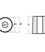 01148AL - Tecnoseal Aluminium Small Crankcase Anode Yamaha 4-70HP 6G8-11325-00