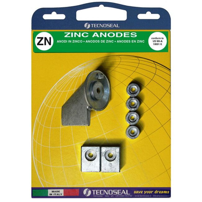 KITSUZUKI40-50 - Tecnoseal Zinc Suzuki 40-50hp Engine Anode Kit