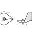 00829 - Tecnoseal Zinc Mercury/Mercruiser Trim Tab Anode 822157C2