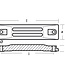 01404 - Tecnoseal Zinc Honda BF 25-50hp Small Bar Anode