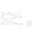 AO04A - Aluminium Weld On Pear Anode 0.40kg