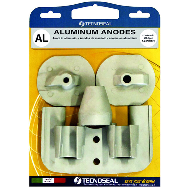 KITYANMARSTDAL - Tecnoseal Aluminium Yanmar Sterndrive Engine Anode Kit