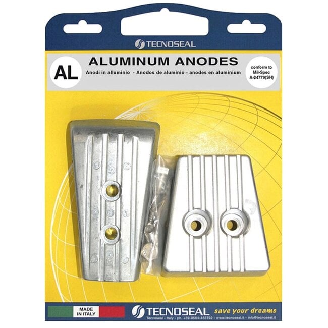 KITVOLVOSXA/DPSA-AL - Tecnoseal Aluminium Volvo SXA/DPSA Drive Anode Kit