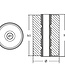 00745 - Tecnoseal Zinc Volvo Penta DPH/DPR Exhaust Pipe Anode 21868040