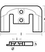 00815 - Tecnoseal Zinc Mercruiser Bravo I/II/III Cavitation Plate Anode 821630