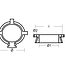 00819AL - Tecnoseal Aluminium Mercury Trim Cylinder Collar Anode 806105