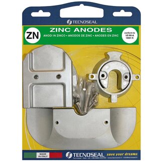 Tecnoseal KITALPHAONE - Tecnoseal Zinc Mercury Alpha 1 Gen 2 Anode Kit