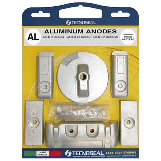 Tecnoseal KITVERADO6/AL - Tecnoseal Aluminium Mercury Verado 6 Cylinder Anode Kit 8M0058677