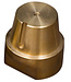 00410 - Tecnoseal Zinc 22-25mm Beneteau/Radice Conical Prop Nut Anode with Brass Plug