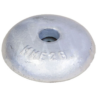 Anode Outlet AO08AB - 132mm Aluminium Bolt-On Disc Anode 0.80kg