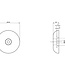 AO04AB - 100mm Aluminium Bolt-On Disc Anode 0.40kg