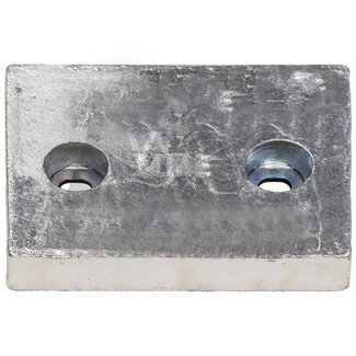 Anode Outlet AO100AB - Aluminium Bolt-On Hull Anode 10kg