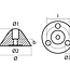 01040 - Tecnoseal Zinc Flex-O-Fold Propeller Nut Anode FF01/FF03