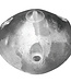 00481 - Tecnoseal Zinc Max Prop 3 Hole Propeller Nut Anode 70mm