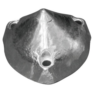 Tecnoseal 00480 - Tecnoseal Zinc Max Prop 3 Hole Propeller Nut Anode 65mm