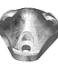 01041 - Tecnoseal Zinc Flex-O-Fold 3 Hole Propeller Nut Anode