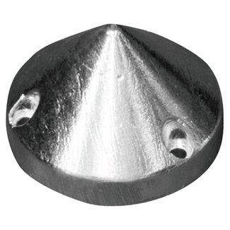 Tecnoseal 00487 - Tecnoseal Zinc Max Prop 3 Hole Propeller Nut Anode 63mm