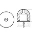 01060 - Tecnoseal Zinc Max Power Propeller Nut Anode