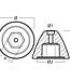 03607 - Tecnoseal Zinc Quick Bow Thruster Anode BTQ250/BTR250