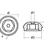 01052AL - Tecnoseal Aluminium Sidepower Anode 71190/5118033