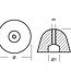 00731 - Tecnoseal Zinc Volvo Penta QL Bow Thruster Anode 41100098