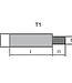 01321 - Tecnoseal Zinc Yanmar Pencil Anode 119574-44150