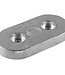 02454 - Tecnoseal Zinc Kamewa Jet Oval Plate Anode FF375S/FF550