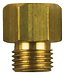 02021/1TP - Tecnoseal Brass Plug For Caterpillar Pencil Anodes