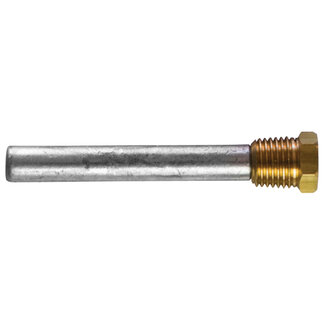 Tecnoseal TEC-E1H - Tecnoseal Zinc Universal Pencil Anode With Brass Plug