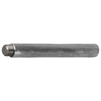 Tecnoseal 20010 - Tecnoseal Zinc UK Type Heat Exchanger Pencil Anode with Steel Insert 3/4" UNC