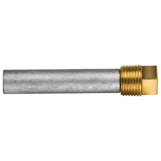 Tecnoseal 02023T - Tecnoseal Zinc Caterpillar Pencil Anode With Brass Plug