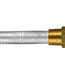 02043T - Tecnoseal Zinc Cummins Pencil Anode With Brass Plug