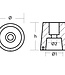 00460 - Tecnoseal Zinc Reggiani Propeller Nut Anode