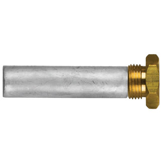 Tecnoseal 02170T - Tecnoseal Zinc Hyundai Seasall Pencil Anode with Brass Plug