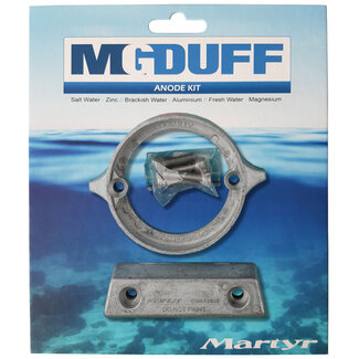 MG Duff CMV290DPKITZ - MG Duff Zinc Volvo 290DP Sterndrive Anode Kit