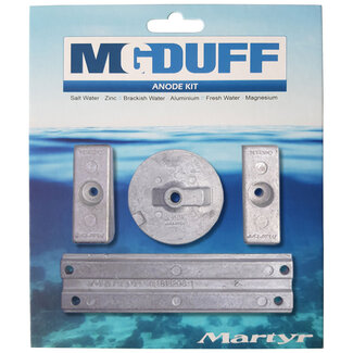 MG Duff CMVERADO4KITA - MG Duff Aluminium Mercury Verado 4 Cylinder Anode Kit