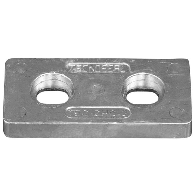 TEC-ZHC-2 - Tecnoseal Zinc Rectangular Plate Anode With Insert 1.08kg