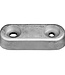 02454/1 - Tecnoseal Zinc Kamewa Oval Plate Anode FF550