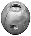 00500 - Tecnoseal 19mm Standard Zinc Shaft Anode