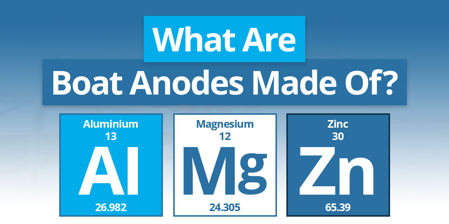 What are boat anodes made of?