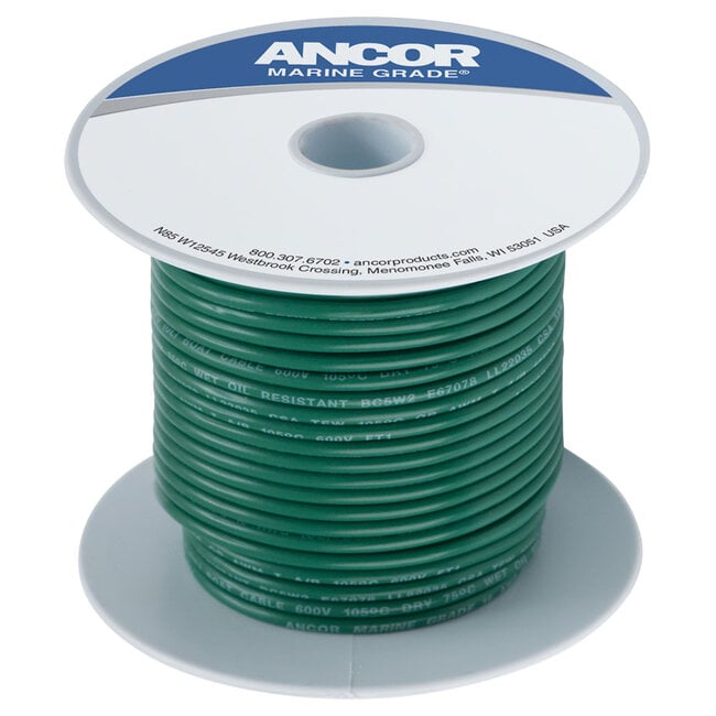 Ancor Marine Grade Cable Green 1mm (16 AWG)