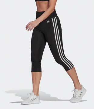 Designed to move high-rise 3-Stripes 3/4 sportlegging