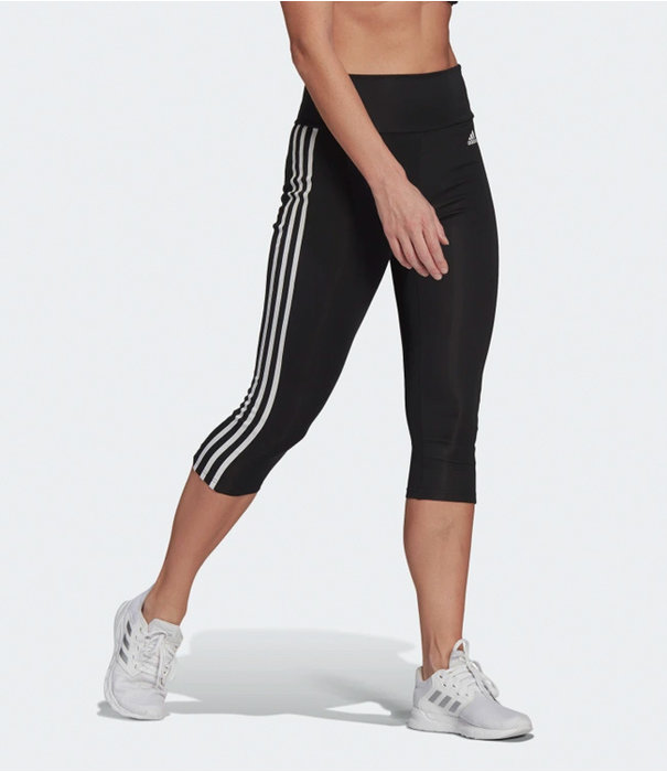 Adidas Designed to move high-rise 3-Stripes 3/4 sportlegging