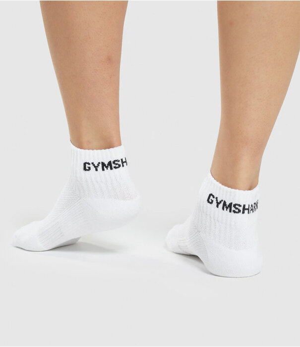 Gymshark Jacquard quarter socks 3pk