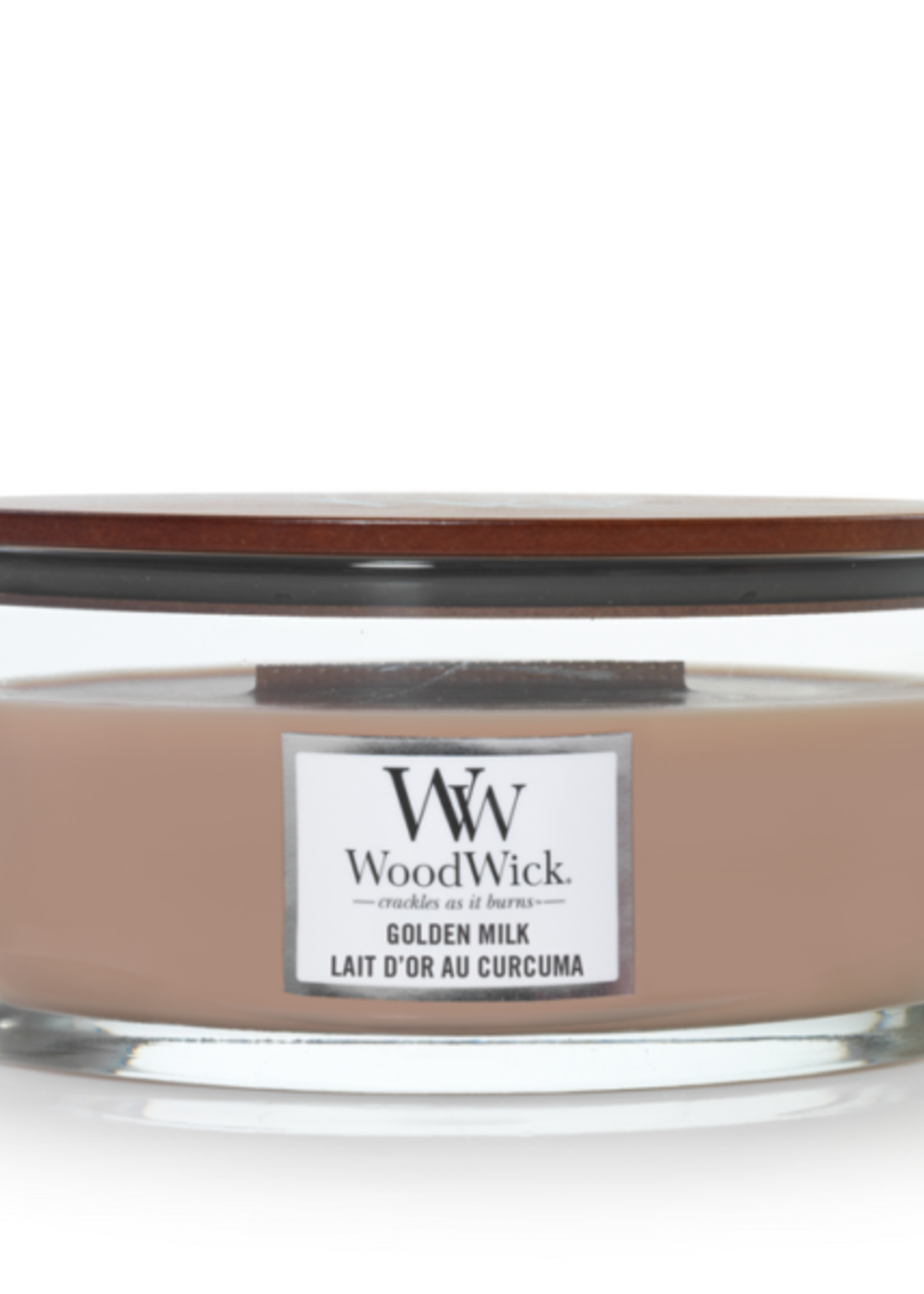 Woodwick Golden Milk Ellipse Candle