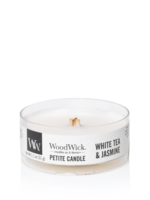 Woodwick White tea & jasmine petite candle