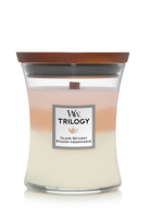 Woodwick Trilogy island getaway candle