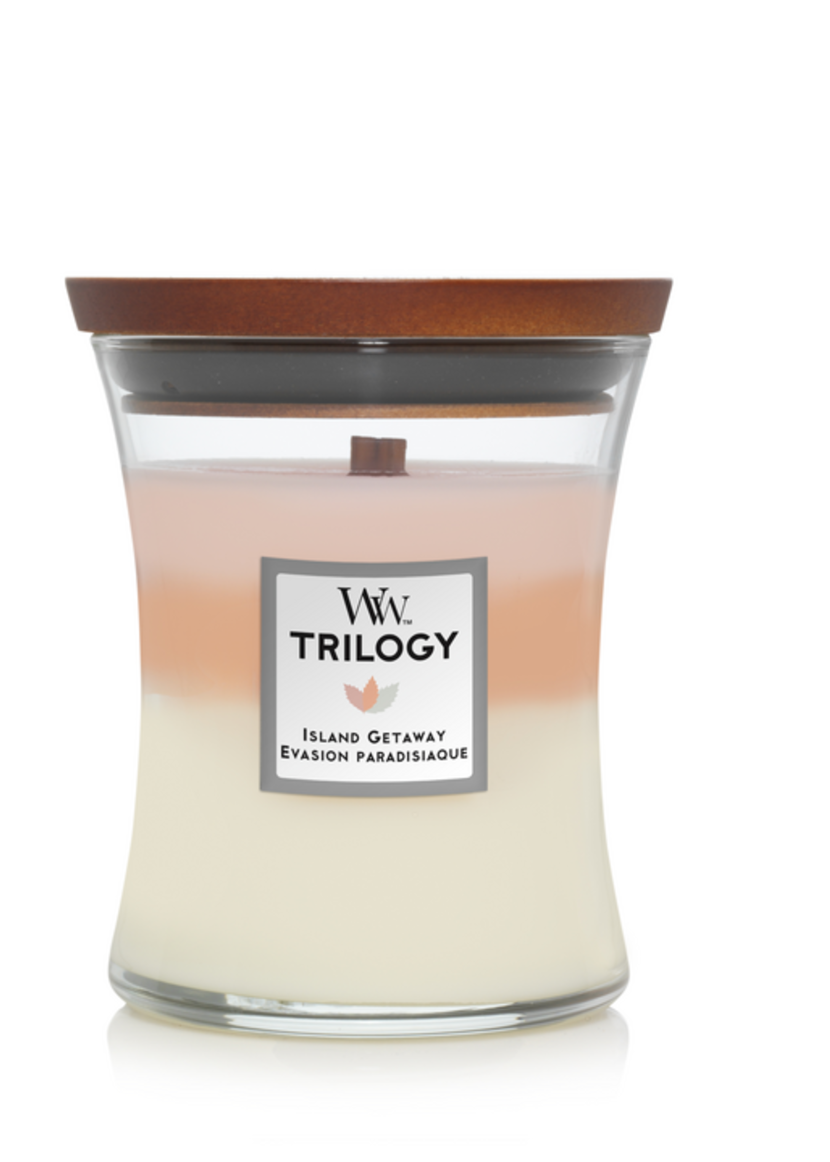 Woodwick Trilogy island getaway candle