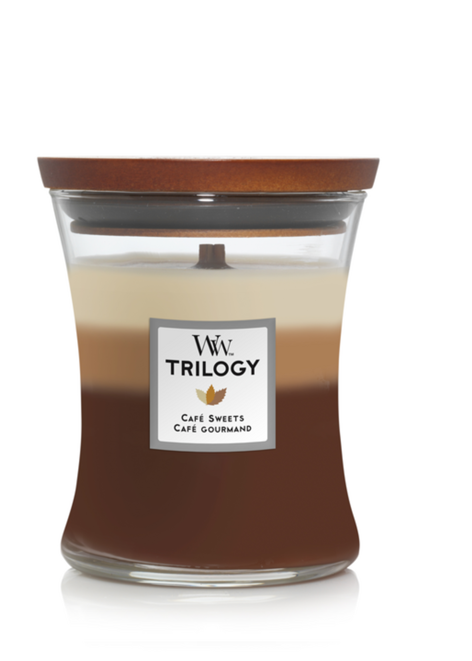 Woodwick Trilogy cafe sweets candle